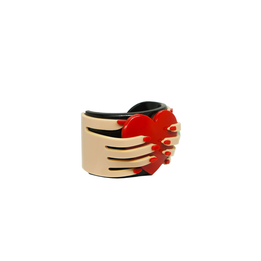 BRACELETE MÃOS E CORAÇÃO