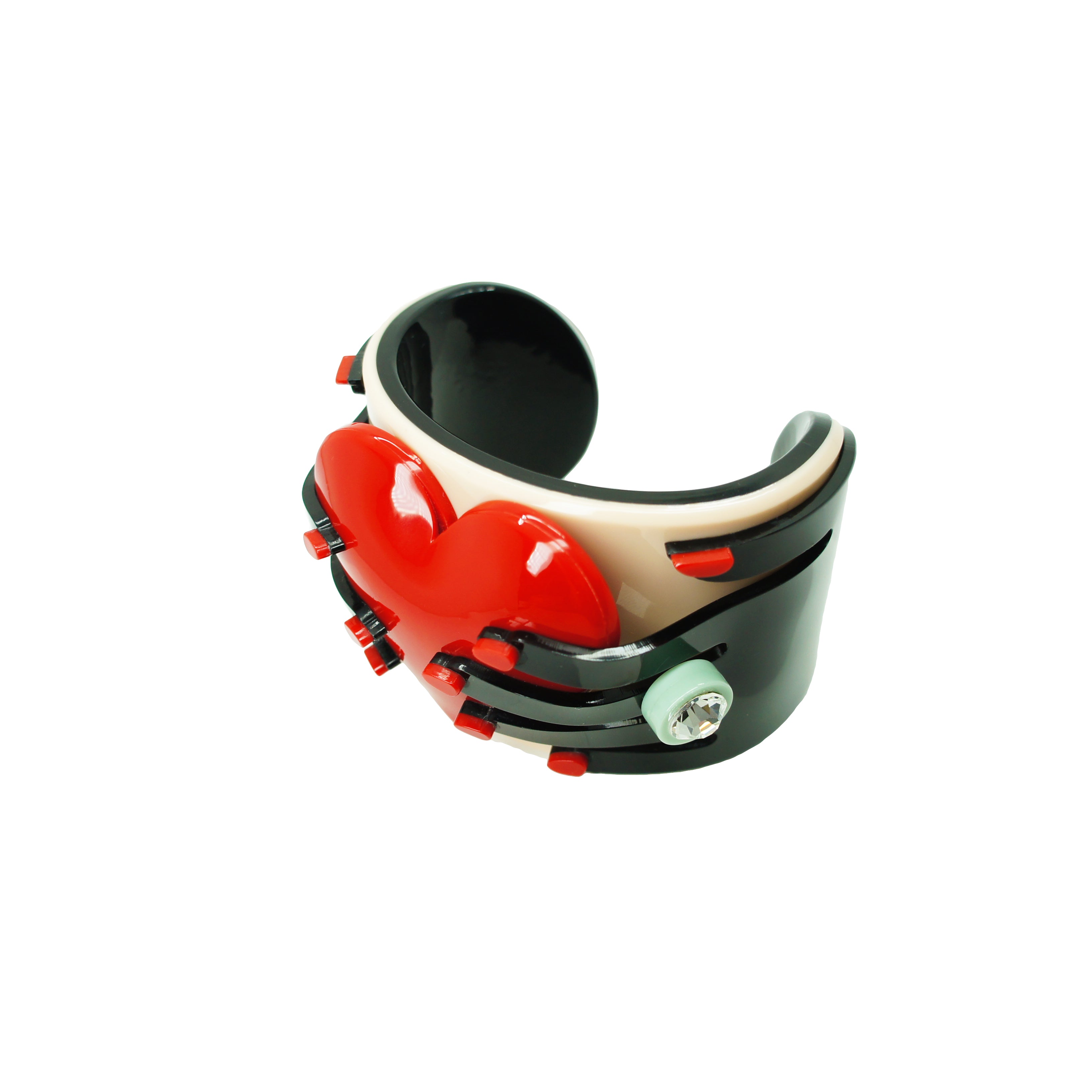 BRACELETE MÃOS E CORAÇÃO