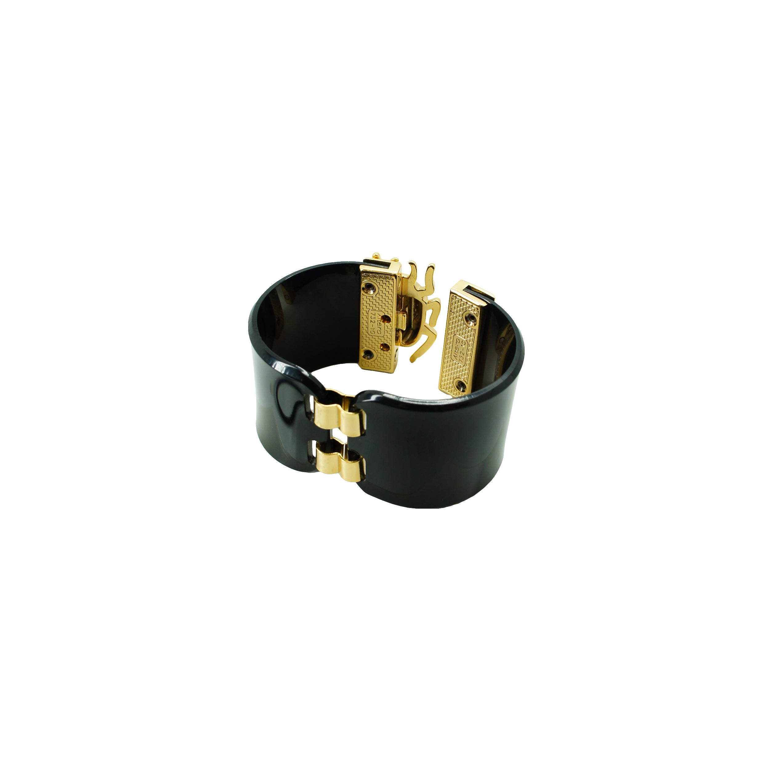 SCARAB CLASP BRACELET / BLACK