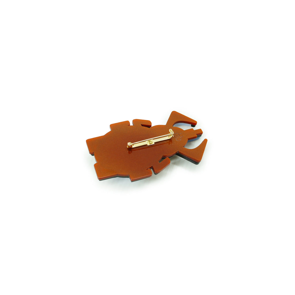 BROCHE SCARAB BORDADO