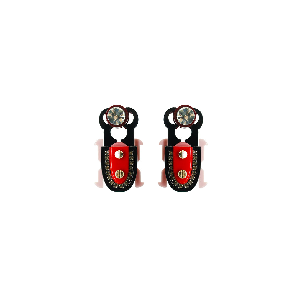 SCARAB EARRING