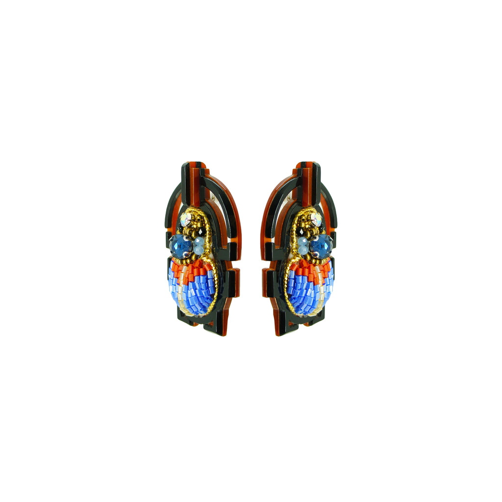 BRINCO SCARAB BORDADO