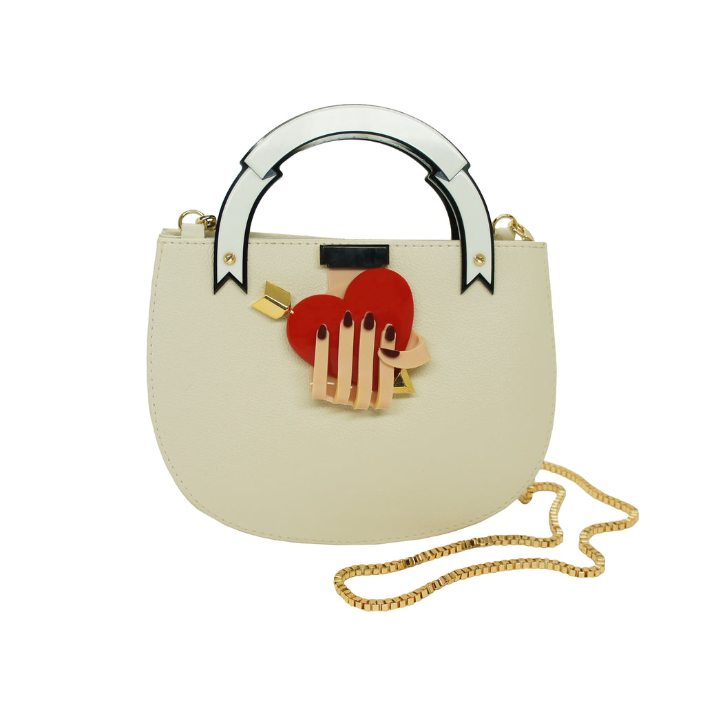 BOLSA MÃO CORAÇÃO
