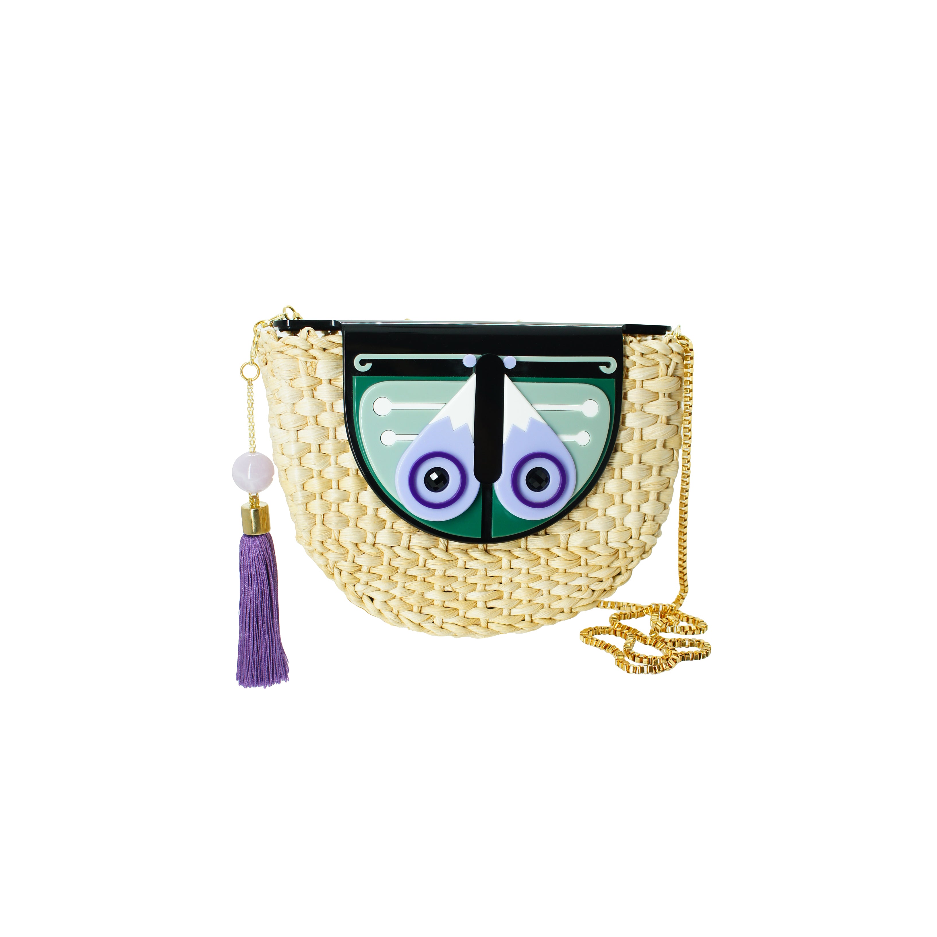 Mariposa Half Moon Bag / Lilac