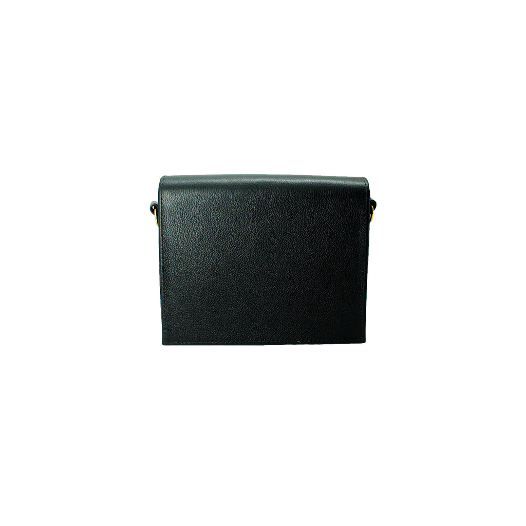 BOLSA SCARAB COURO BORDADO