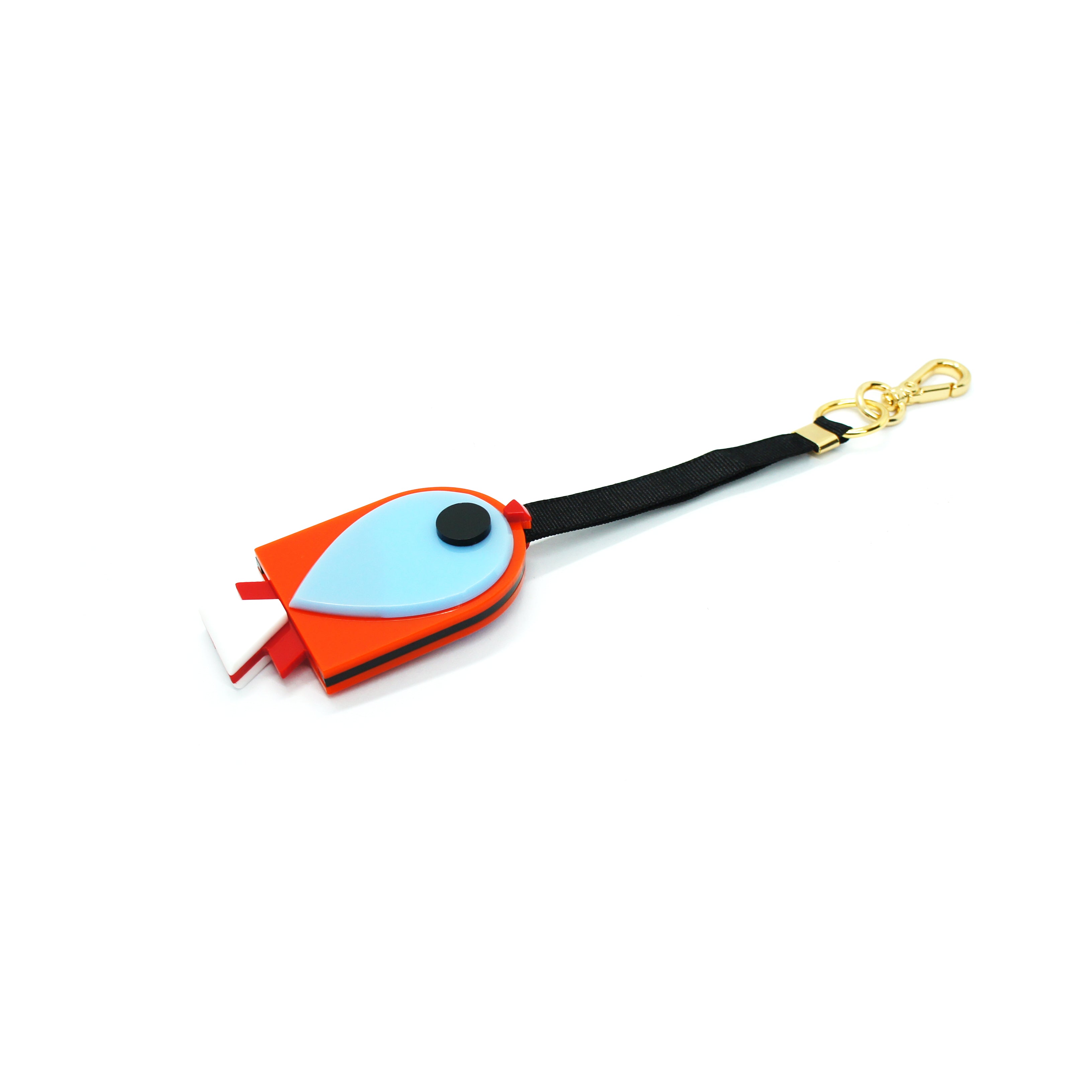 FISH / ORANGE KEYCHAIN