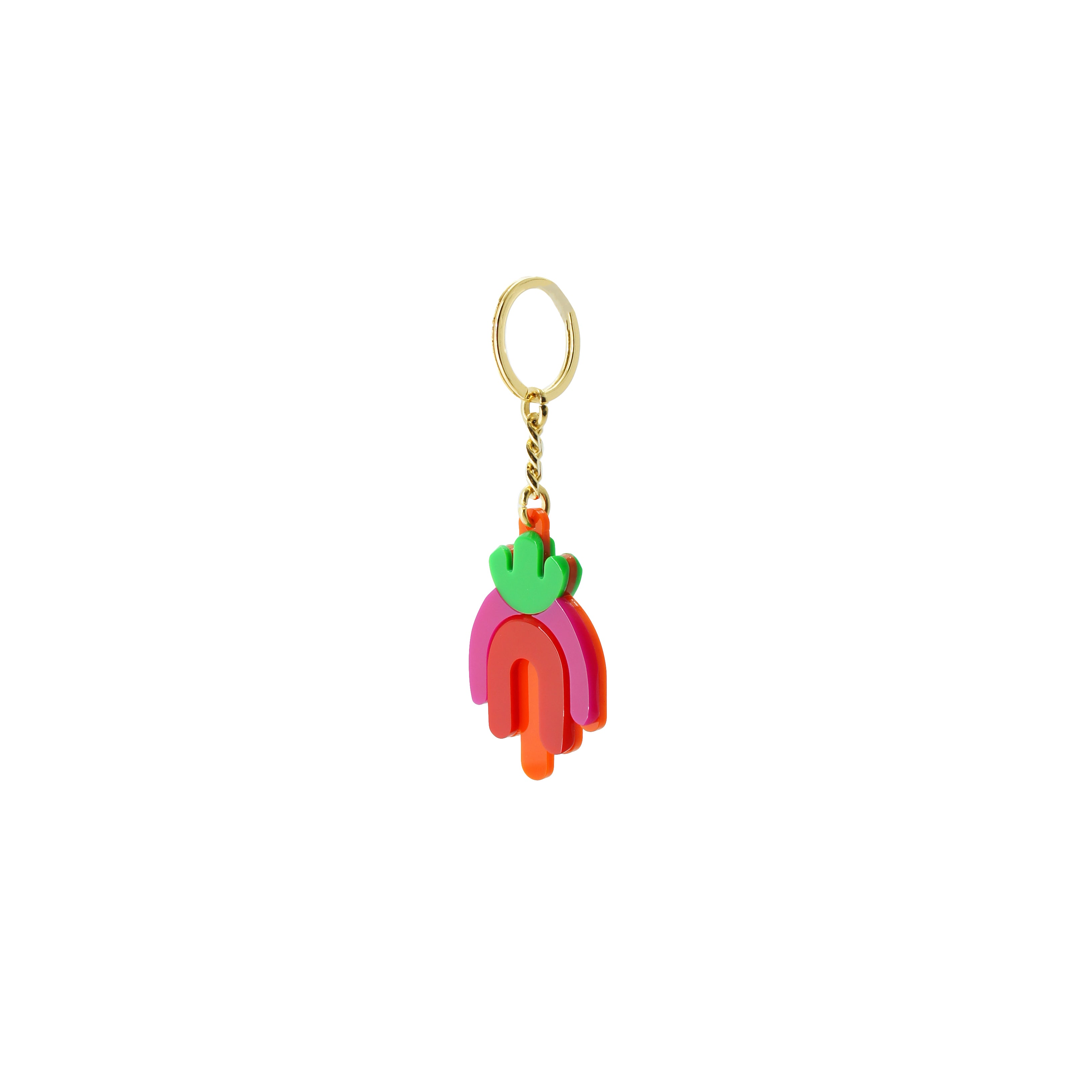 BROMELIA / ROSE KEYRING