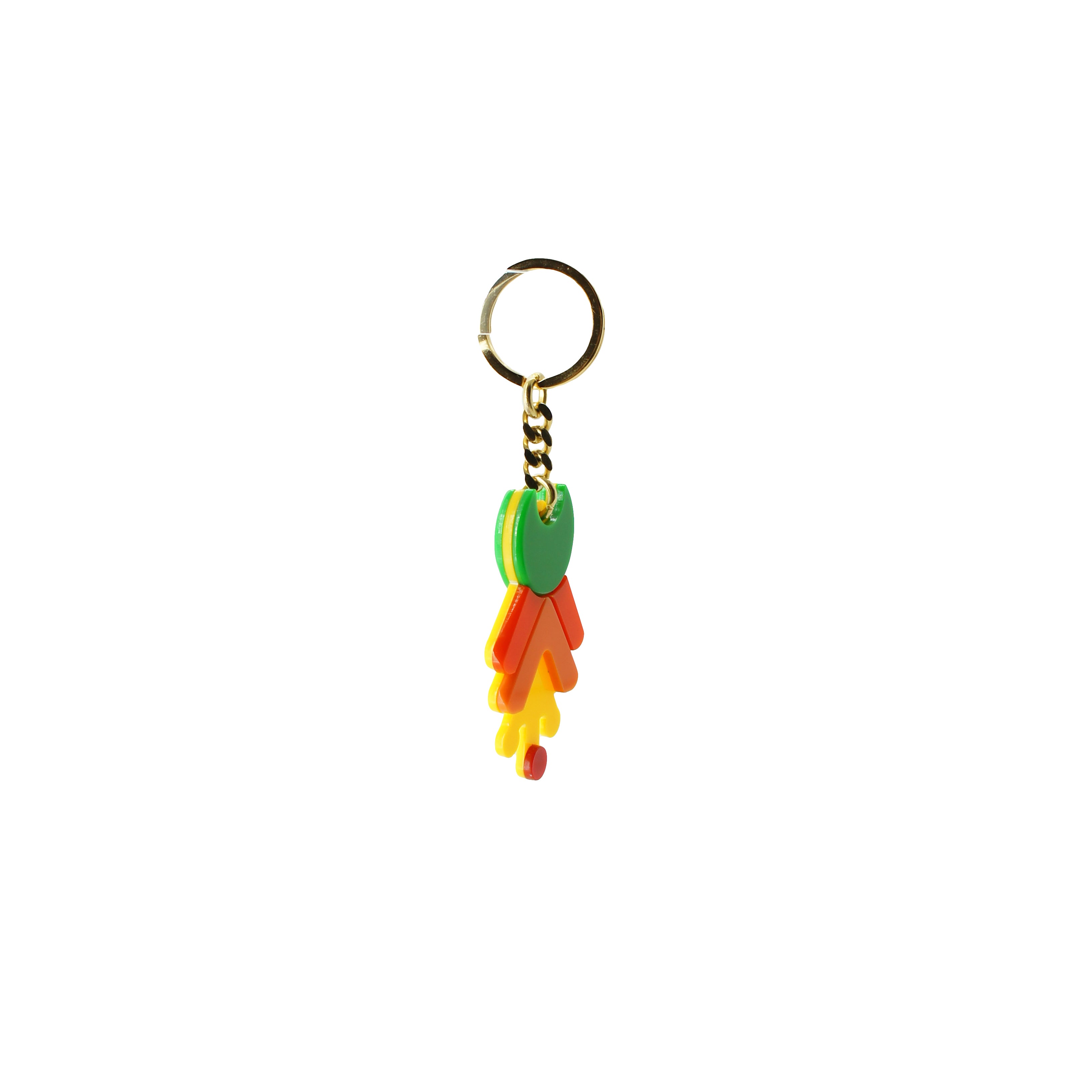 BROMELIA KEYRING / YELLOW