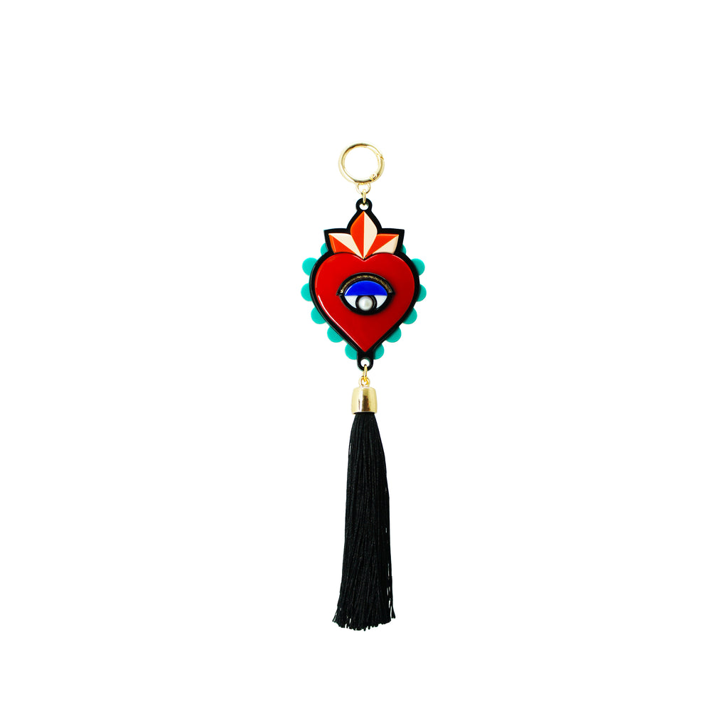 CHAVEIRO CORAÇÃO FLAME VERMELHO