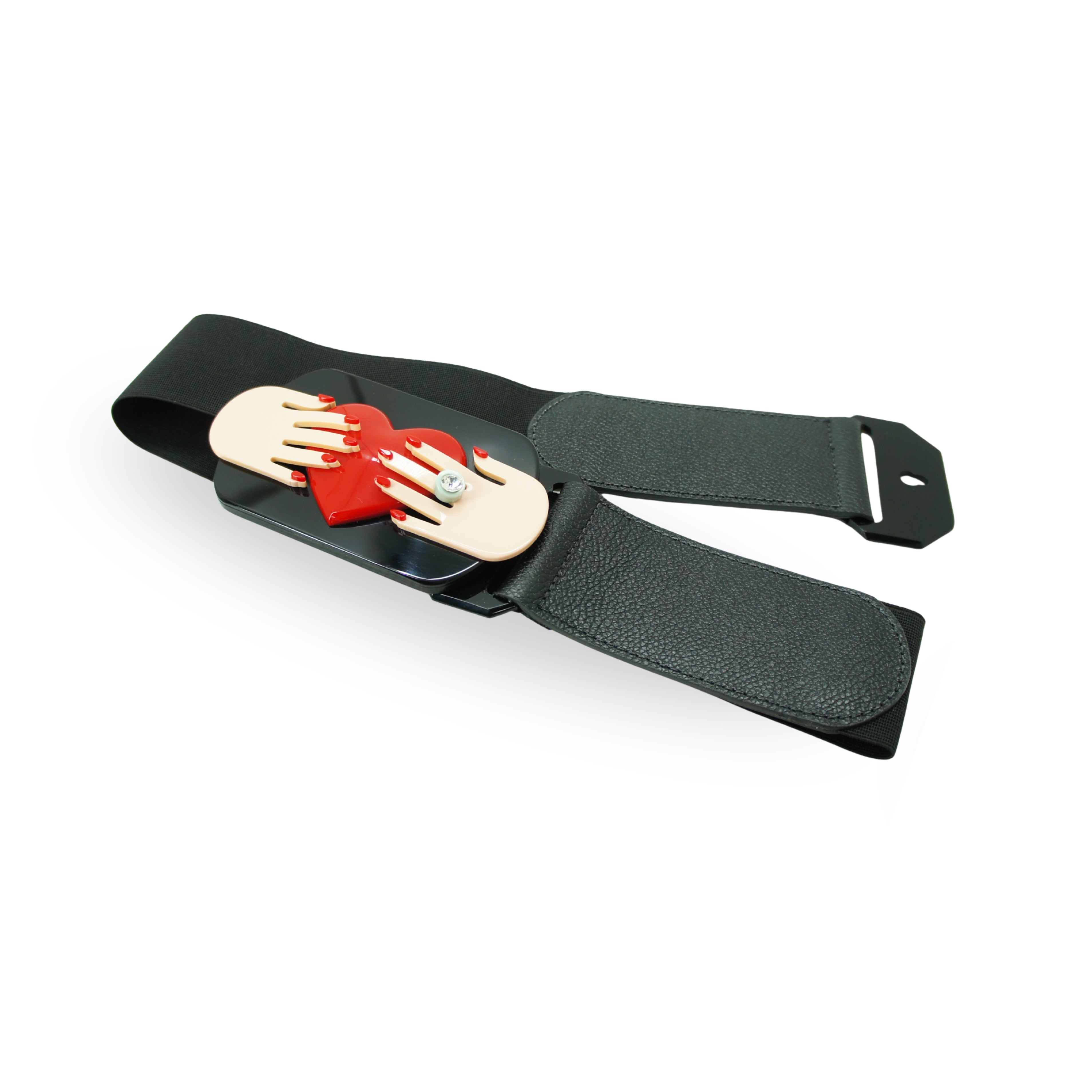 Cinto Mãos e Coração - Preto