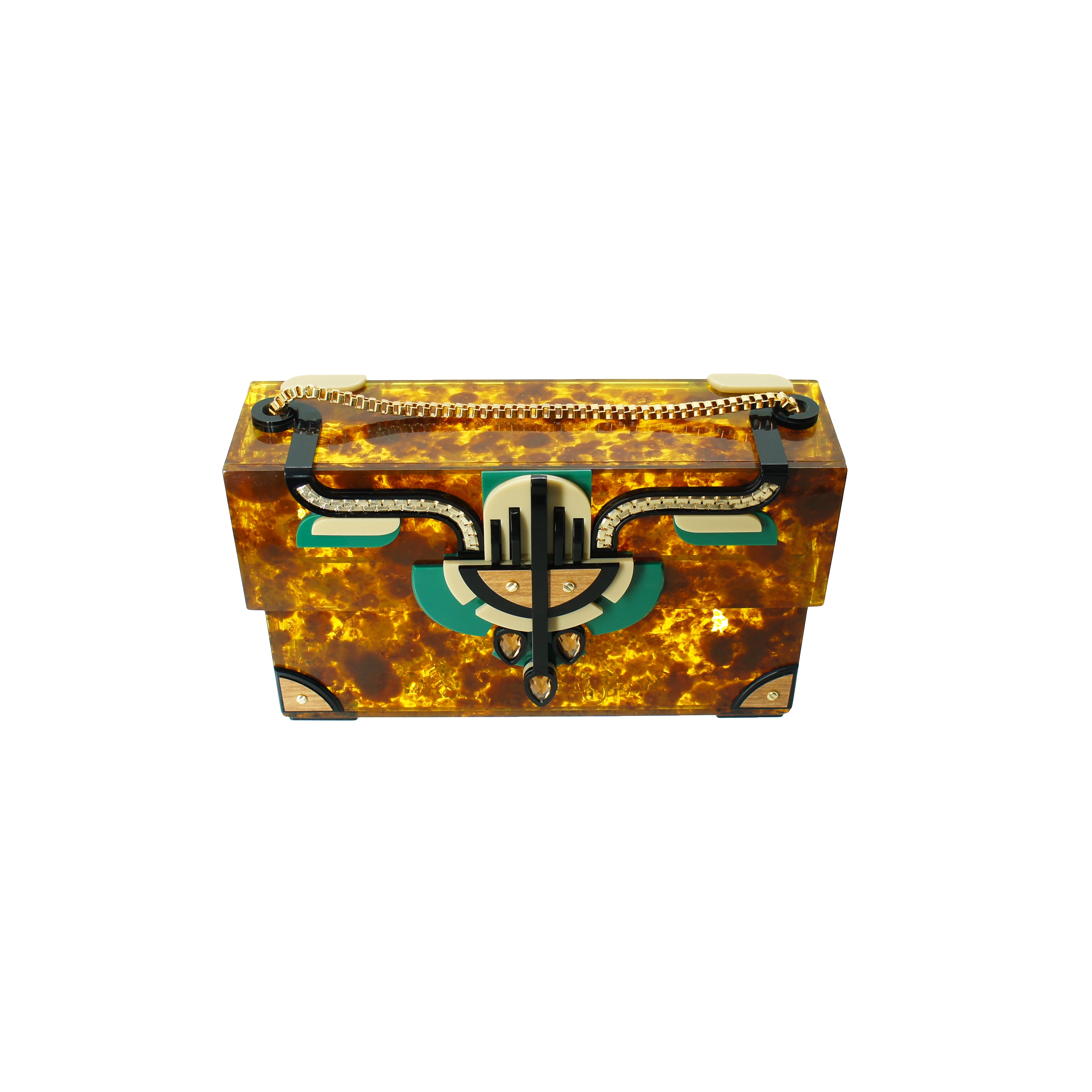 CLUTCH DEMY / CARAMEL GRANITE