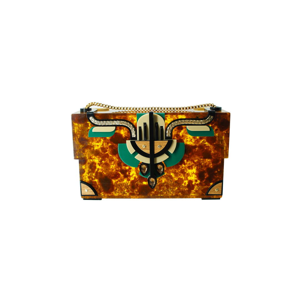 CLUTCH DEMY / CARAMELO GRANITO