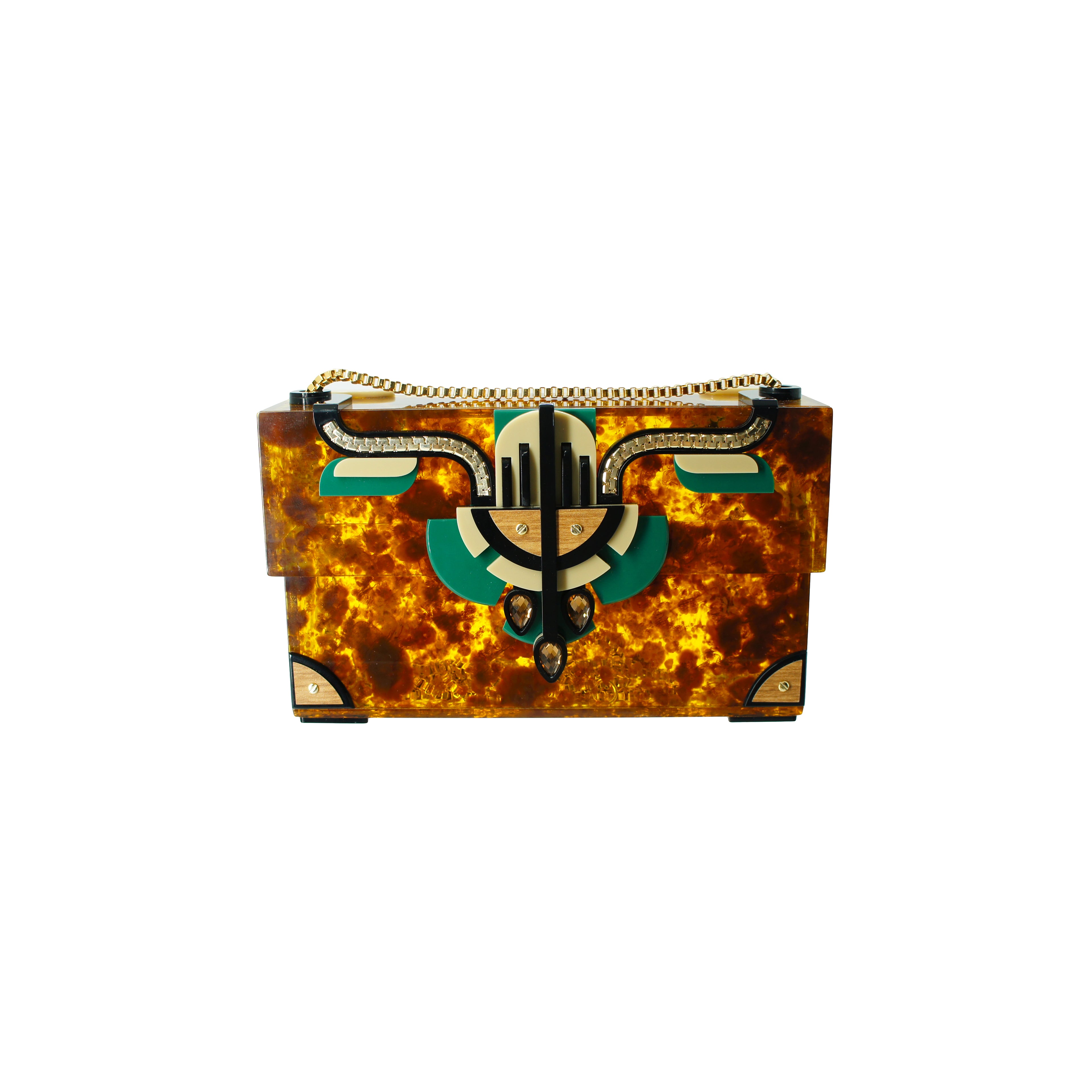 CLUTCH DEMY / CARAMEL GRANITE