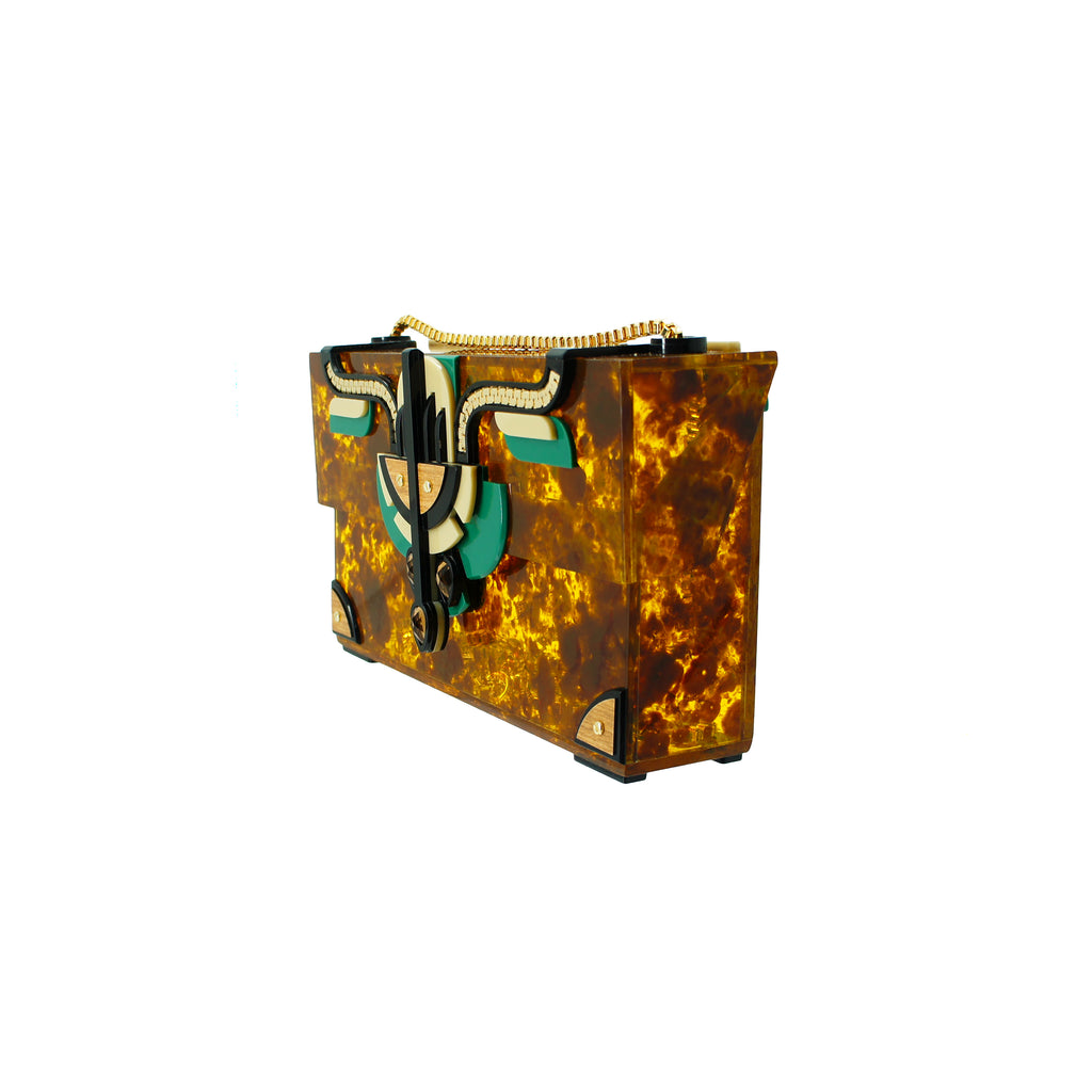 CLUTCH DEMY / CARAMELO GRANITO