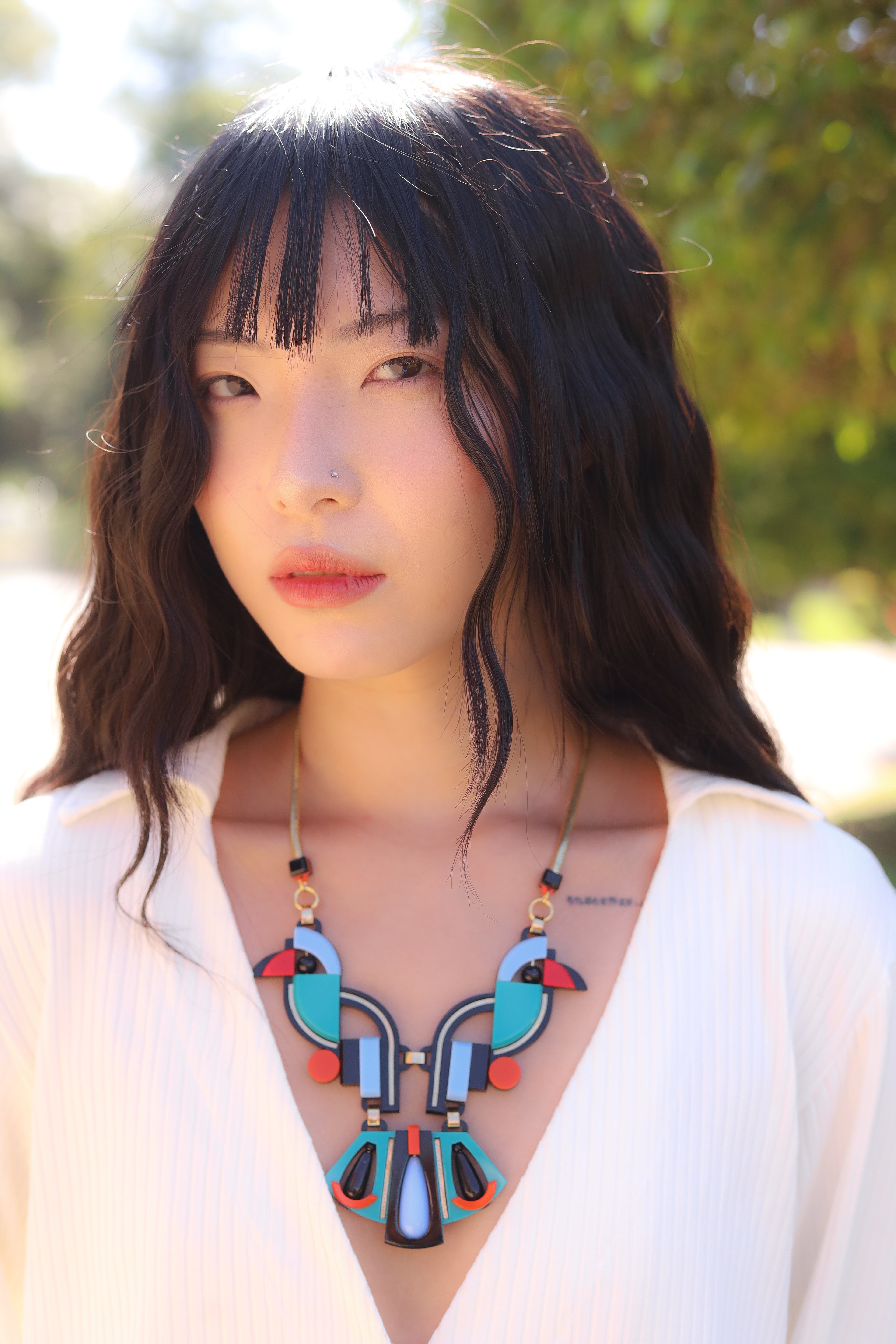 NECKLACE BIRDS / TURQUOISE GREEN